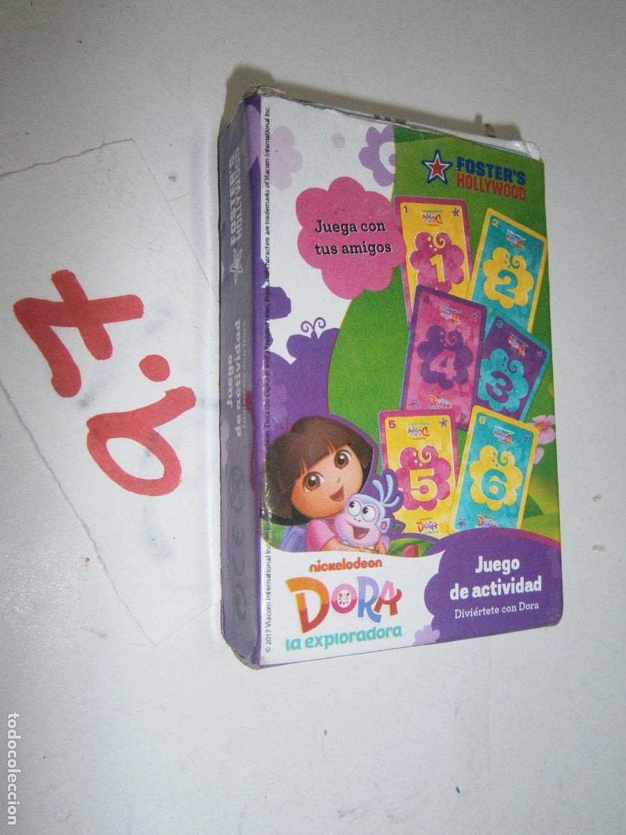 Juegos de mesa: PAQUETE CARTAS DORA LA EXPLORADORA NUEVAS SIN USAR - Foto 1