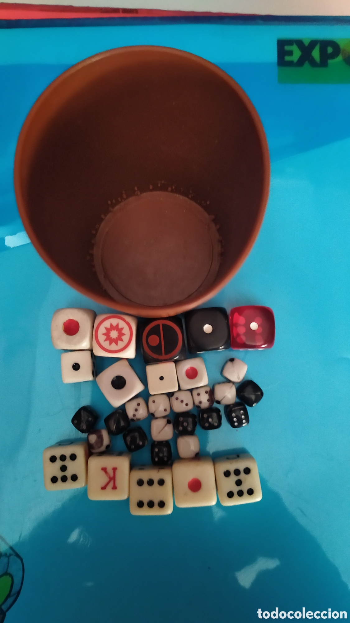 Juegos de mesa: LOTE DE DADOS MAS VASO DE KIRIKI - Foto 3