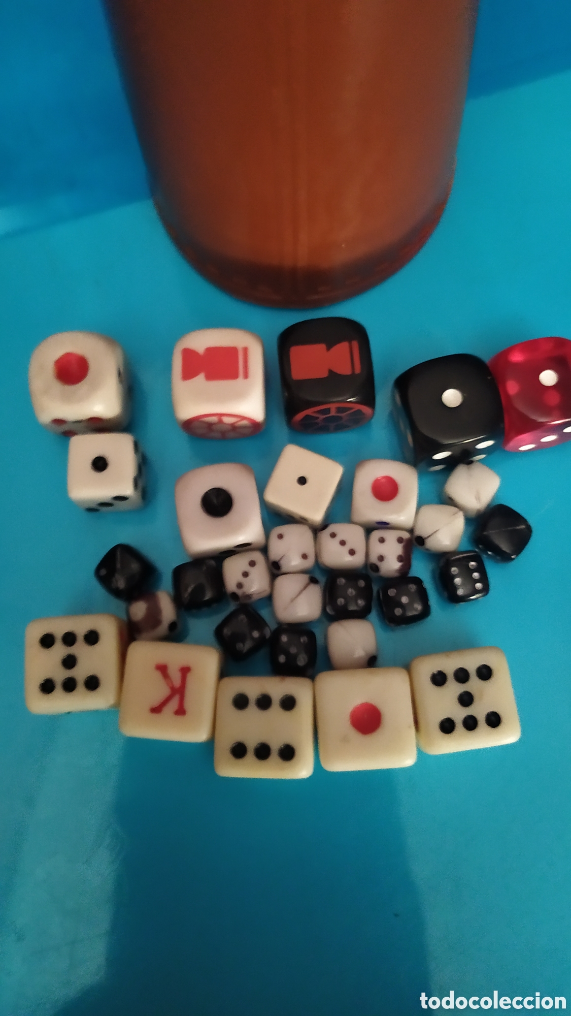 Juegos de mesa: LOTE DE DADOS MAS VASO DE KIRIKI - Foto 4
