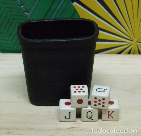Juegos de mesa: Cubilete Juego Dados P&oacute;ker - Foto 2