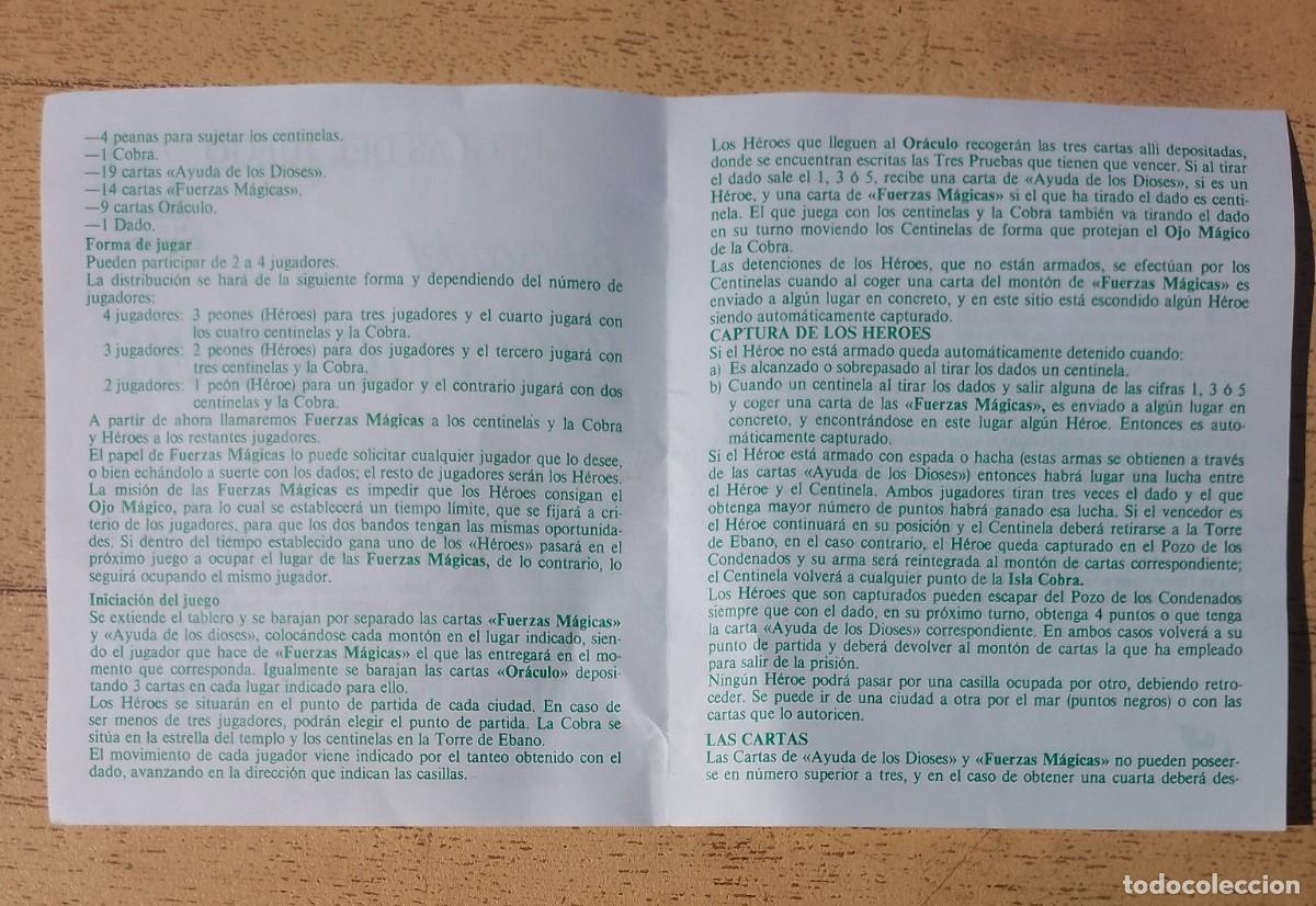 Juegos de mesa: Reglas de Juego de En Busca del Imperio Cobra de Cefa - Foto 3