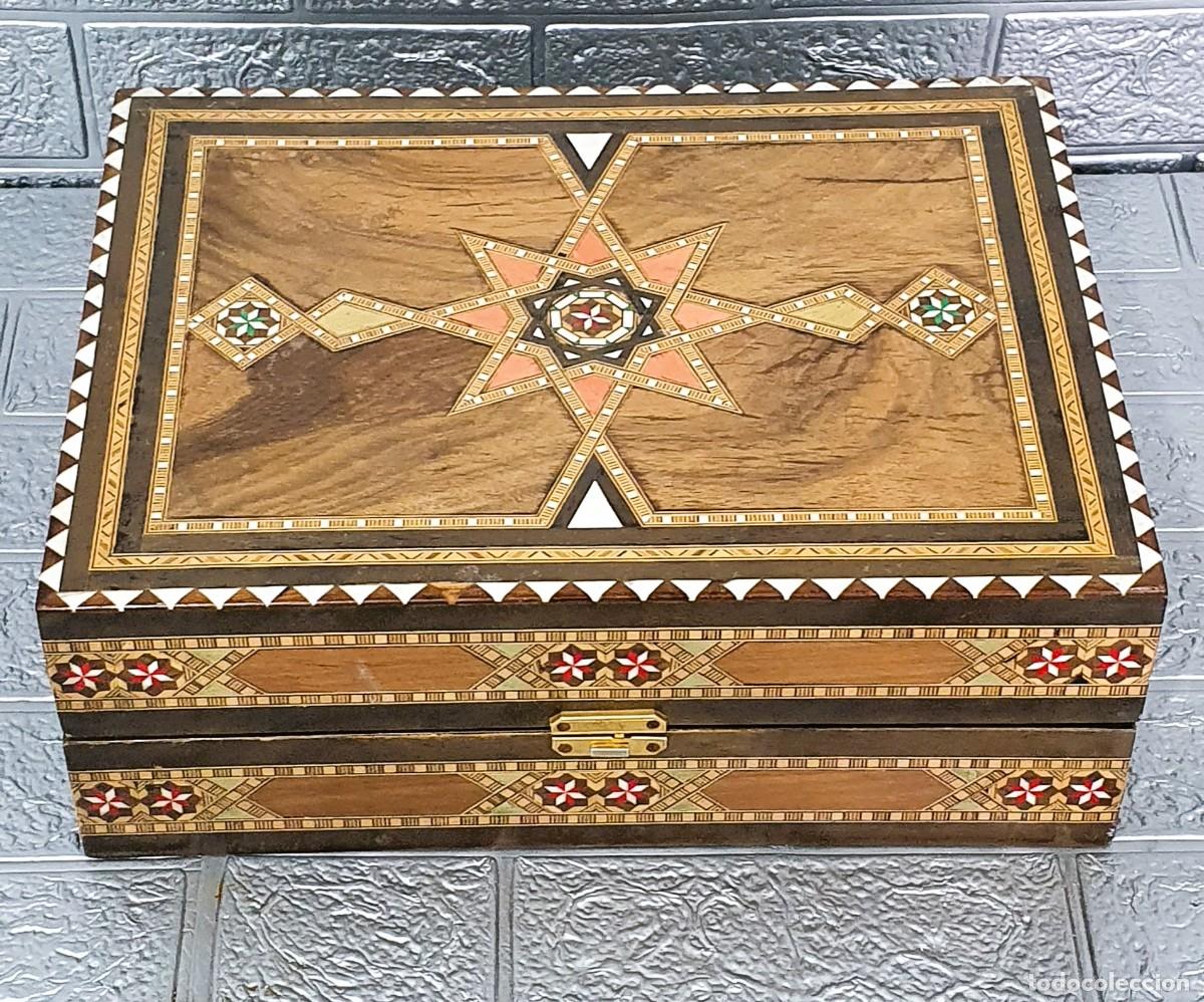 Juegos de mesa: Ajedrez taracea fichas de madera - Foto 6