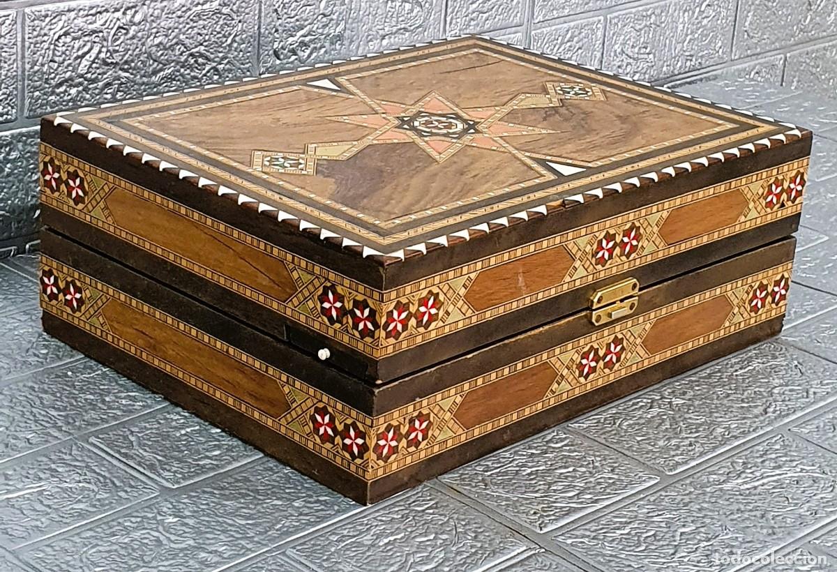 Juegos de mesa: Ajedrez taracea fichas de madera - Foto 8