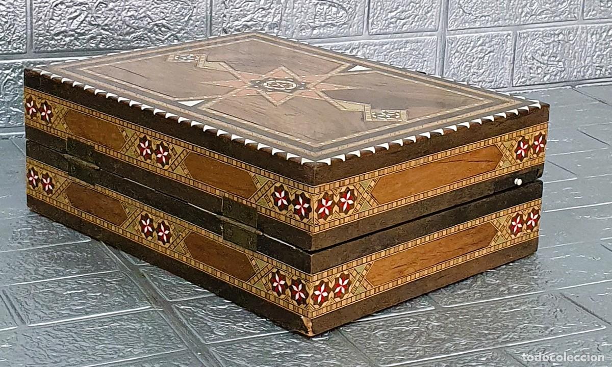 Juegos de mesa: Ajedrez taracea fichas de madera - Foto 9