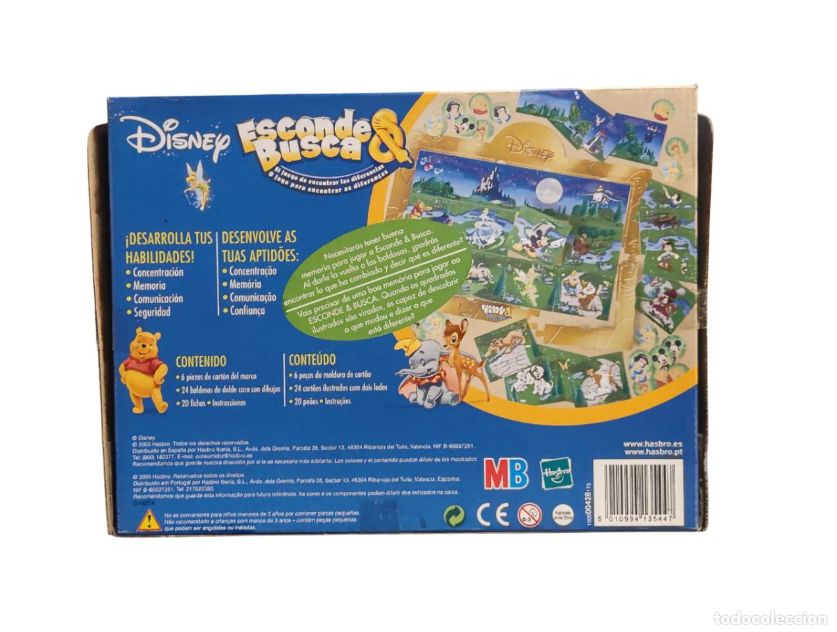 Juegos de mesa: Esconde y busca Disney de MB a&ntilde;o 2005 - Foto 3