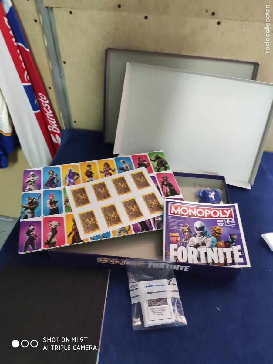 Juegos de mesa: MONOPOLY FORTNITE COMPLETO SIN JUGAR - Foto 2