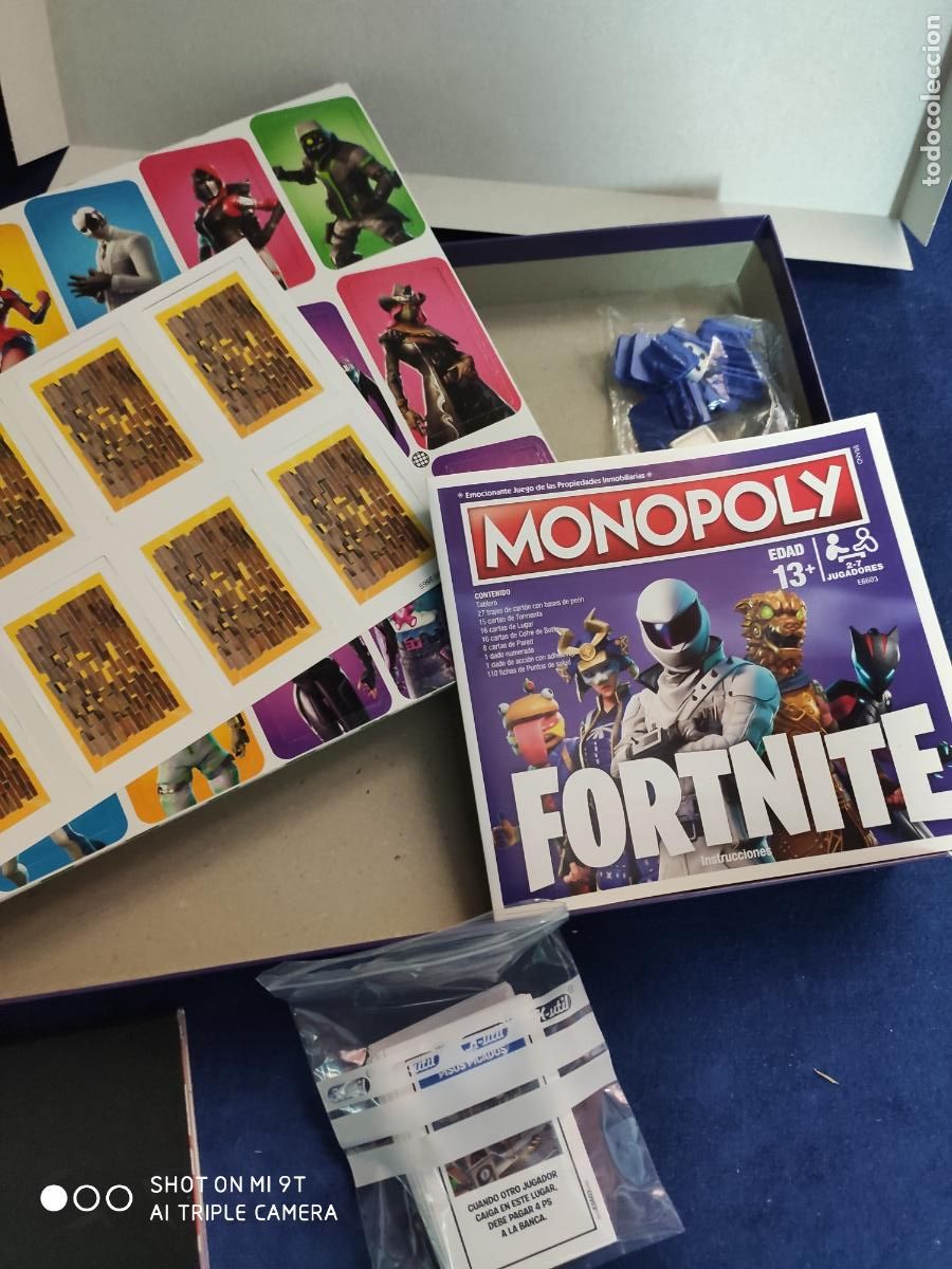 Juegos de mesa: MONOPOLY FORTNITE COMPLETO SIN JUGAR - Foto 4