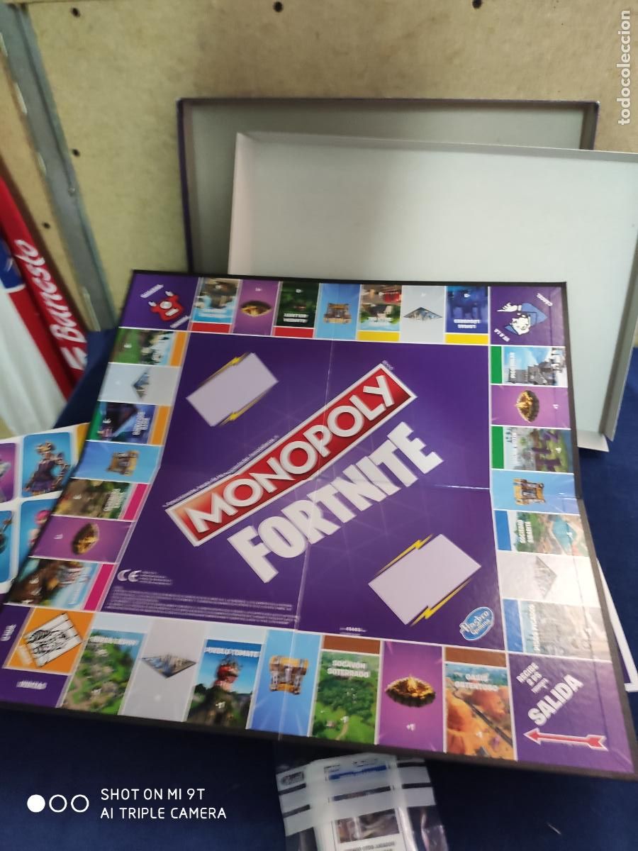 Juegos de mesa: MONOPOLY FORTNITE COMPLETO SIN JUGAR - Foto 7