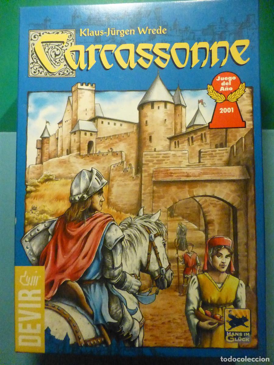 Juegos de mesa: Carcassonne. Juego de mesa del a&ntilde;o 2001 - Devir - Foto 1
