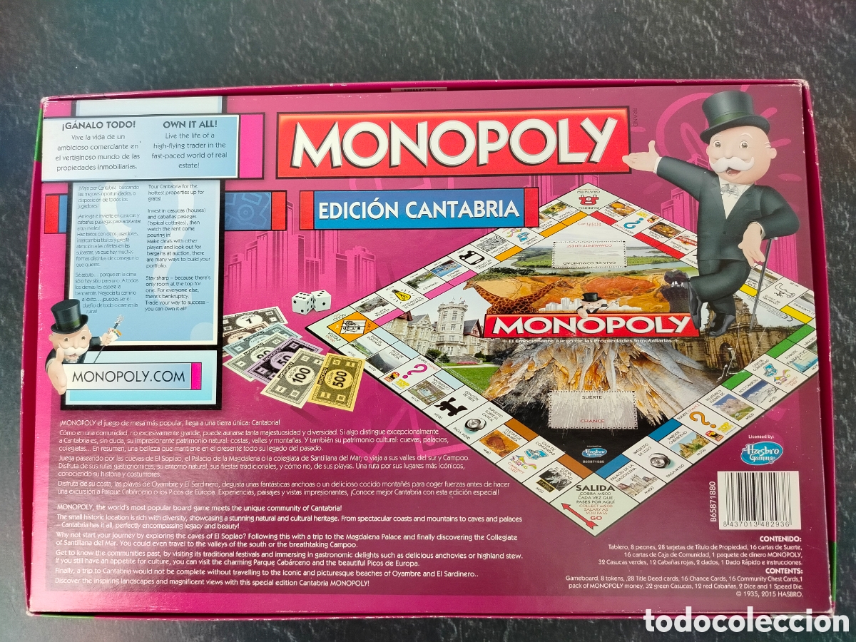 Juegos de mesa: MONOPOLY CANTABRIA Hasbro - Foto 5