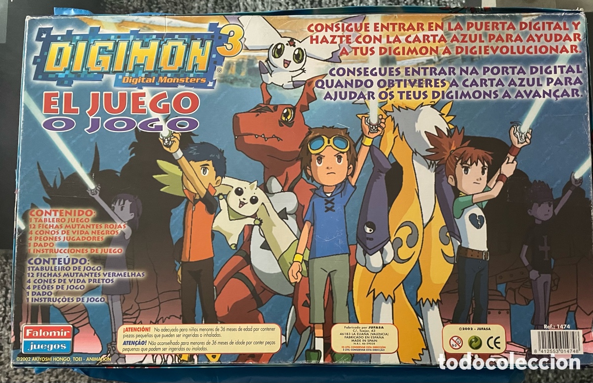 Juegos de mesa: DIGIMON 3 JUEGO DE MESA A&Ntilde;O 2002 - DIGITAL MONSTER - Foto 6