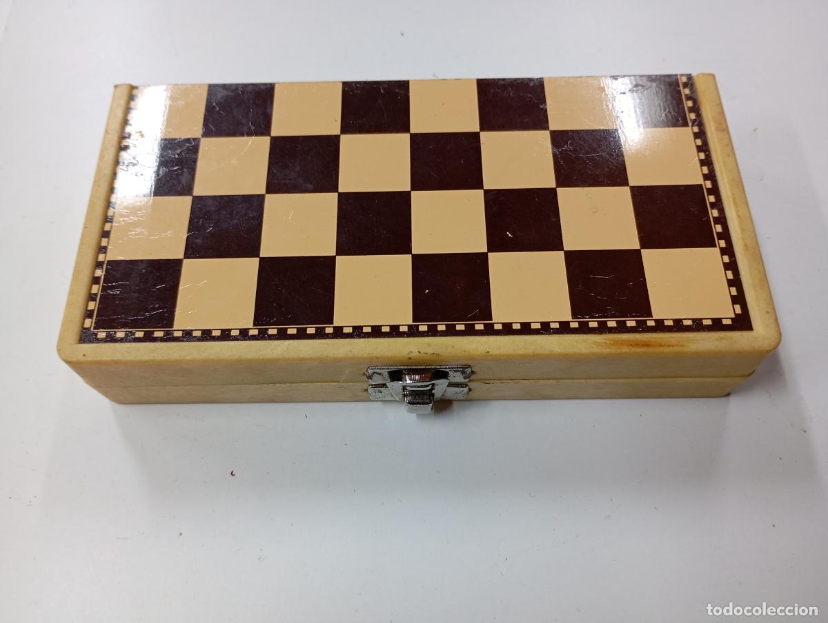 Juegos de mesa: PEQUE&Ntilde;A CAJA JUEGO DE AJEDREZ. PN07 - Foto 1