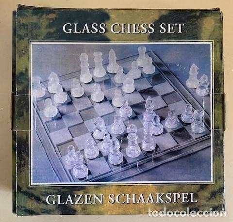 Juegos de mesa: GLASS CHESS SET - JUEGO AJEDREZ DE CRISTAL. - Foto 1