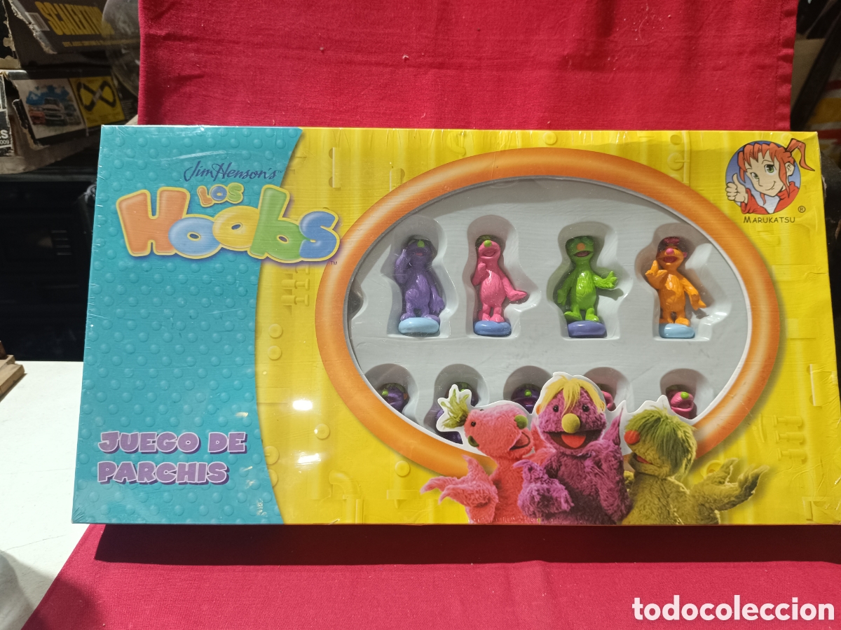 Juegos de mesa: Juego de parch&iacute;s Los Hoobs de Jim Hemsons nuevo - Foto 1