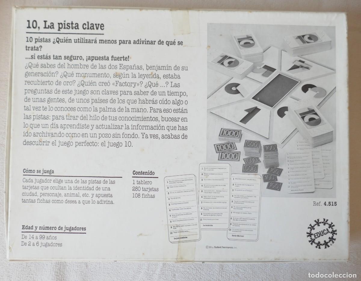 Juegos de mesa: 10 LA PISTA CLAVE DE EDUCA. - Foto 4