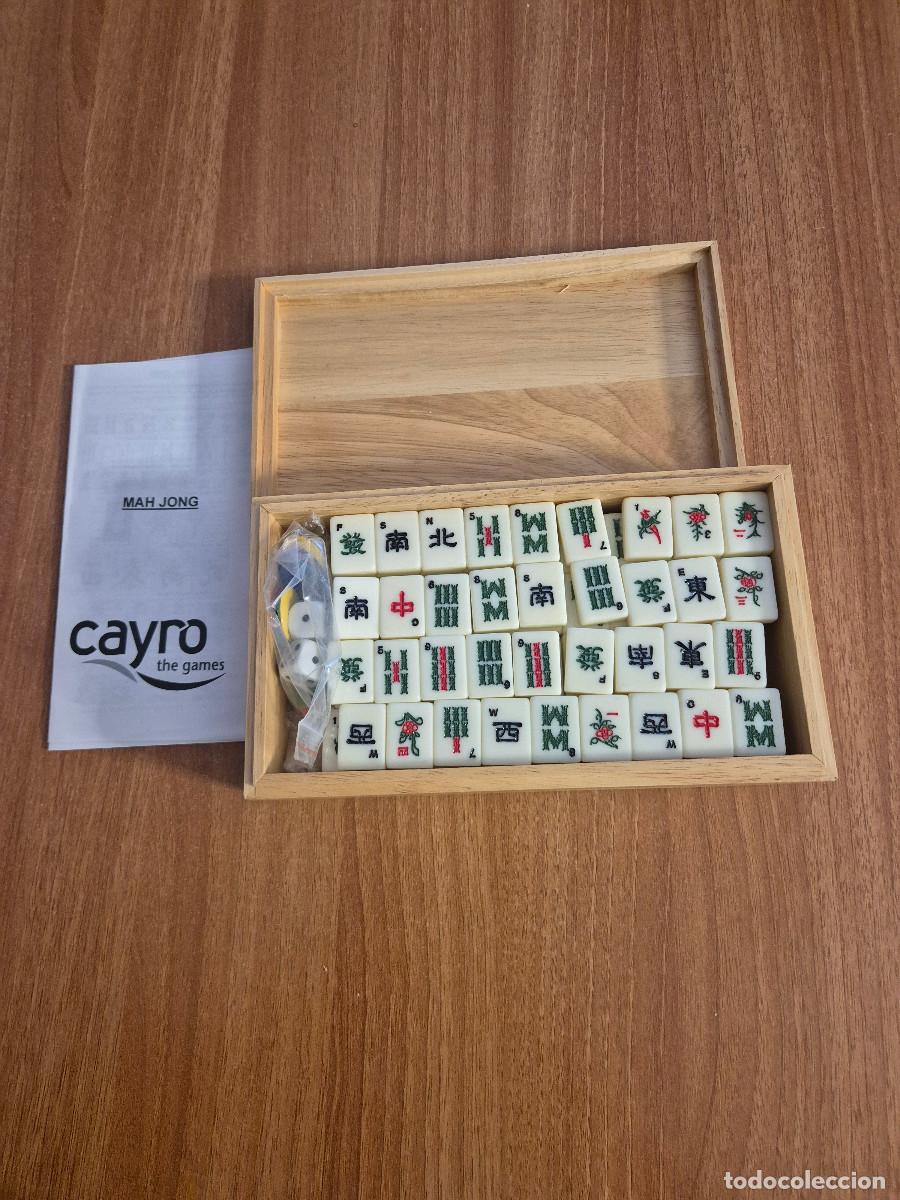 Juegos de mesa: JUEGO DE MESA MAH JONG CAJA DE MADERA. - Foto 6
