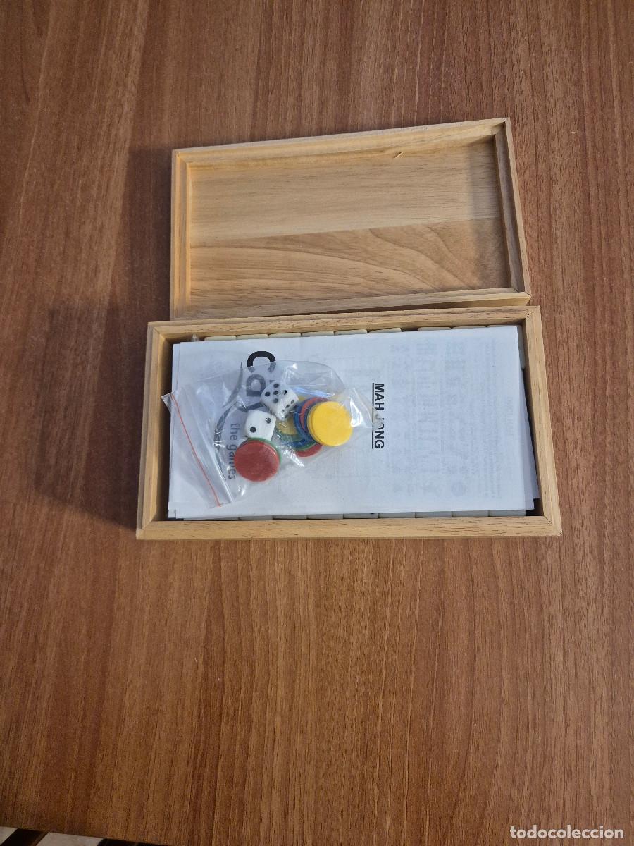 Juegos de mesa: JUEGO DE MESA MAH JONG CAJA DE MADERA. - Foto 7
