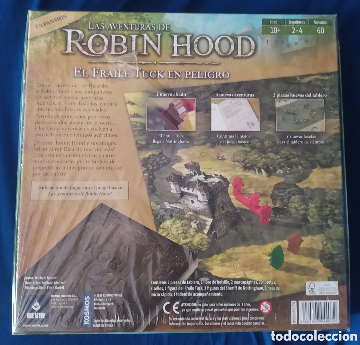 Juegos de mesa: EXPANSI&Oacute;N LAS AVENTURAS DE ROBIN HOOD DEVIR - Foto 2