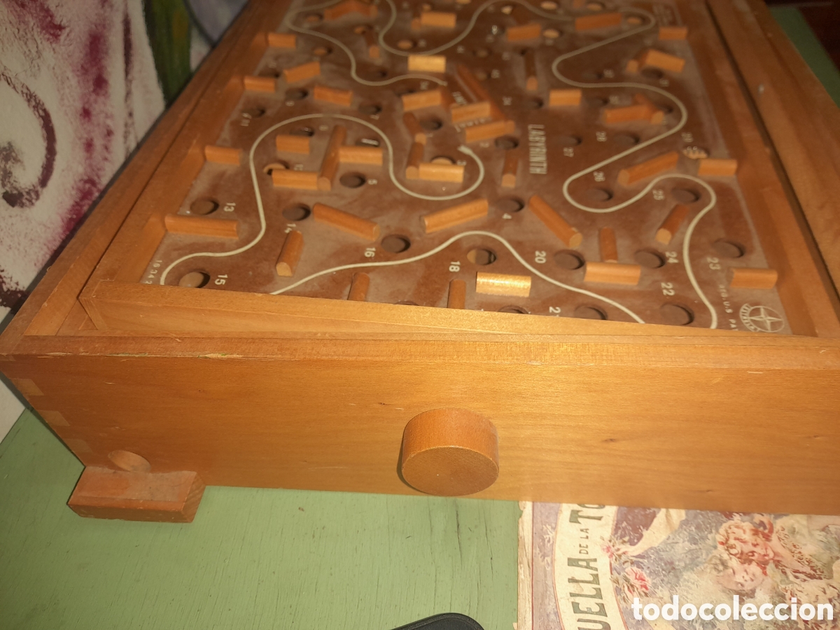 Juegos de mesa: Laberinto de madera caleidoscopio medidas 38 x 32 cm - Foto 6