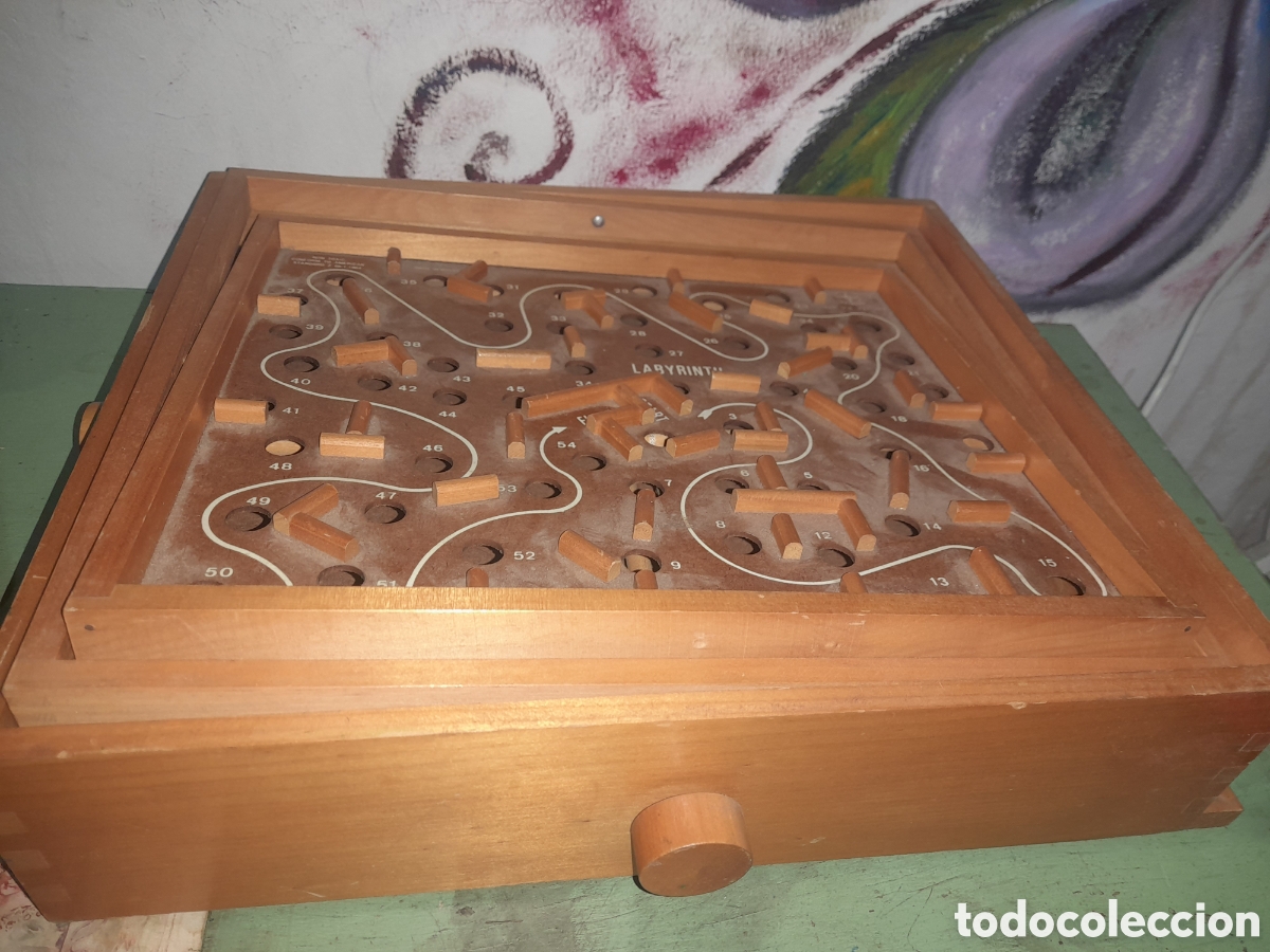 Juegos de mesa: Laberinto de madera caleidoscopio medidas 38 x 32 cm - Foto 7