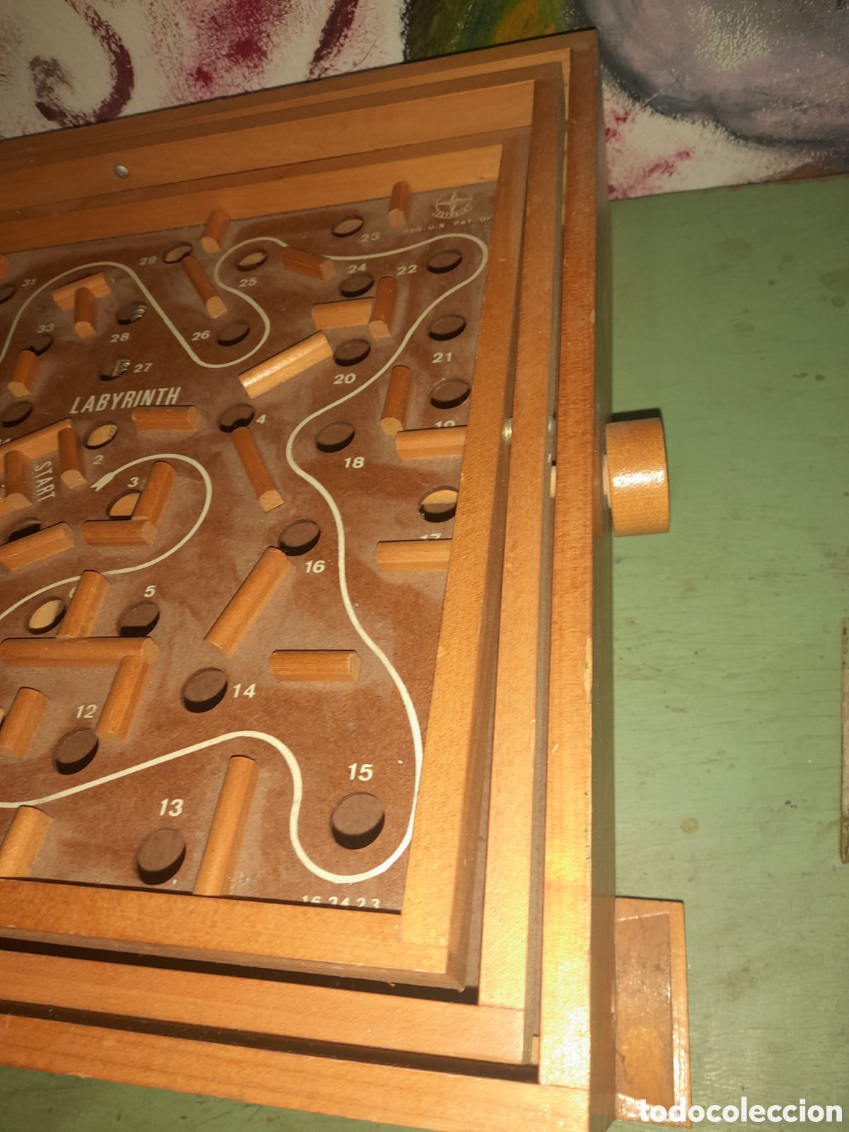 Juegos de mesa: Laberinto de madera caleidoscopio medidas 38 x 32 cm - Foto 9