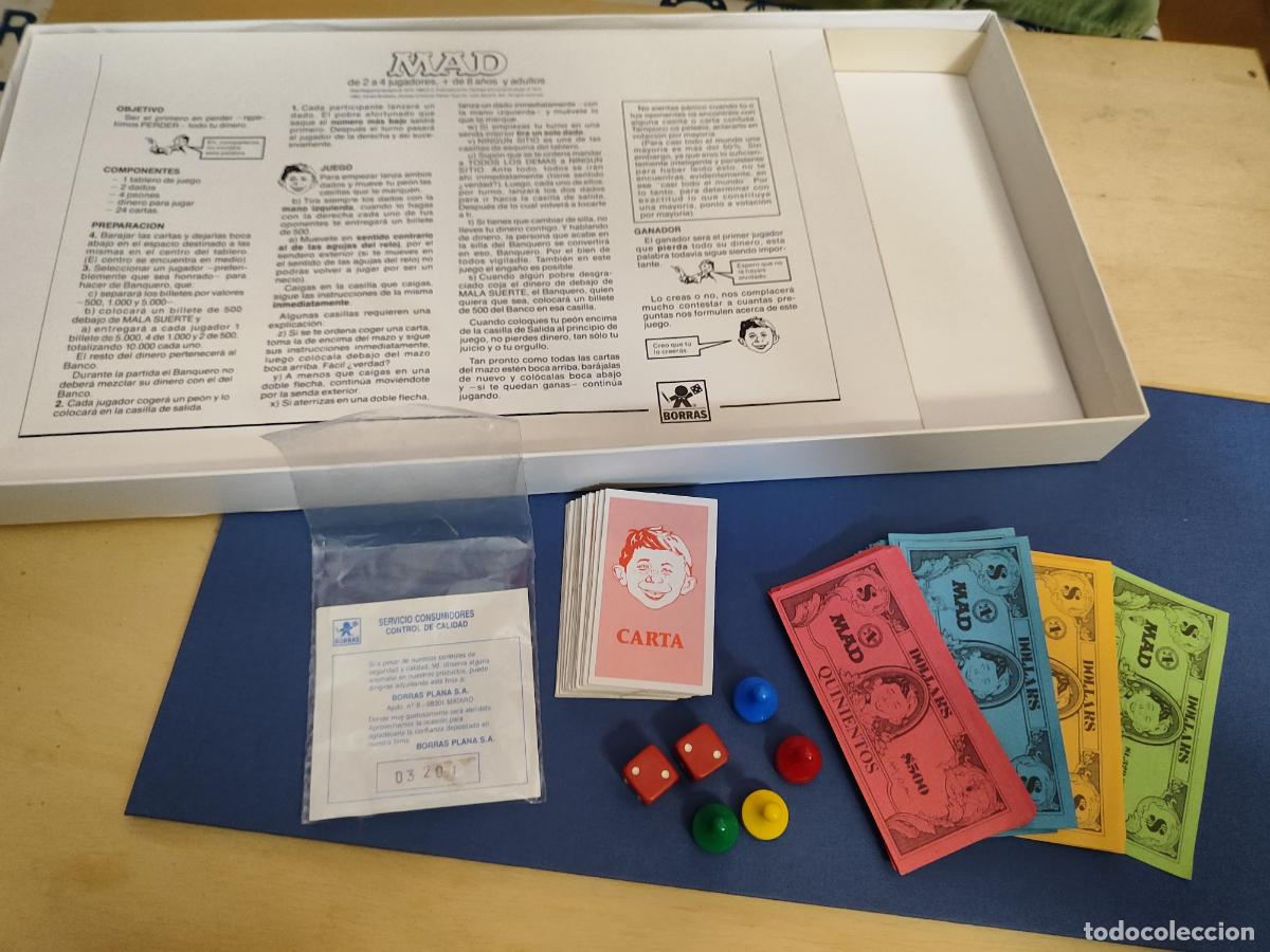Juegos de mesa: JUEGO MAD - BORR&Aacute;S 1982 - Foto 4