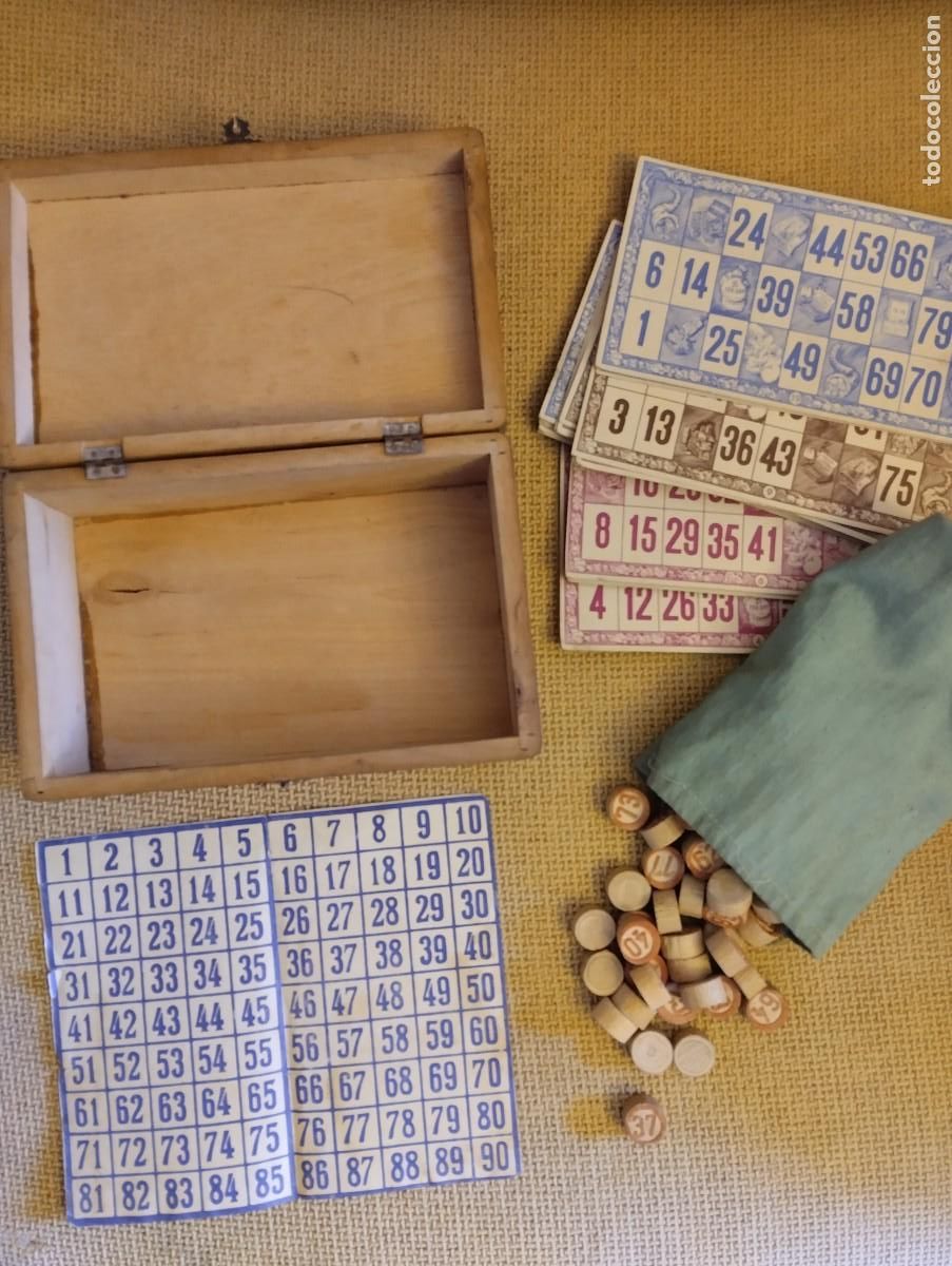 Juegos de mesa: Caja Loter&iacute;a antigua - Foto 1