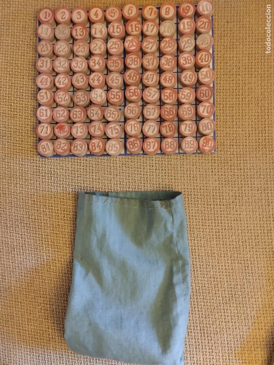 Juegos de mesa: Caja Loter&iacute;a antigua - Foto 3