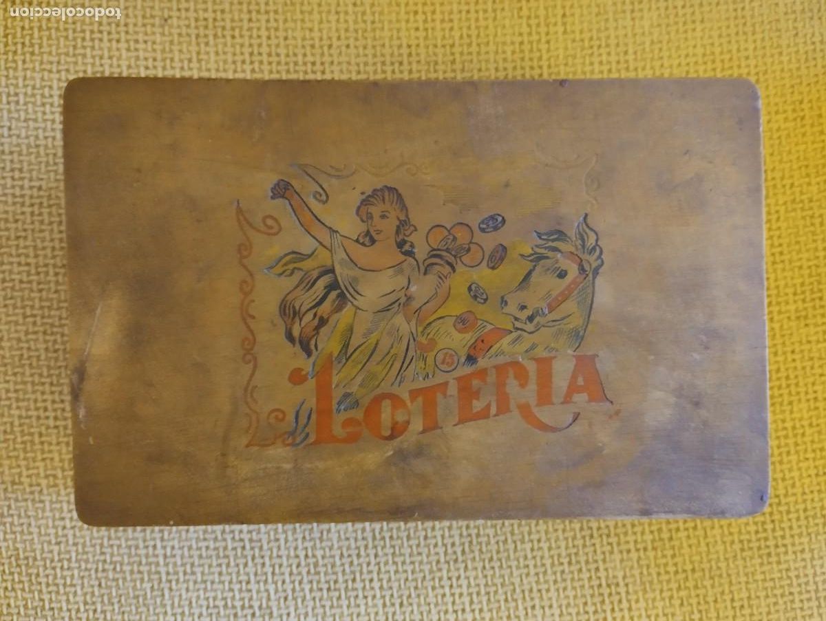 Juegos de mesa: Caja Loter&iacute;a antigua - Foto 13