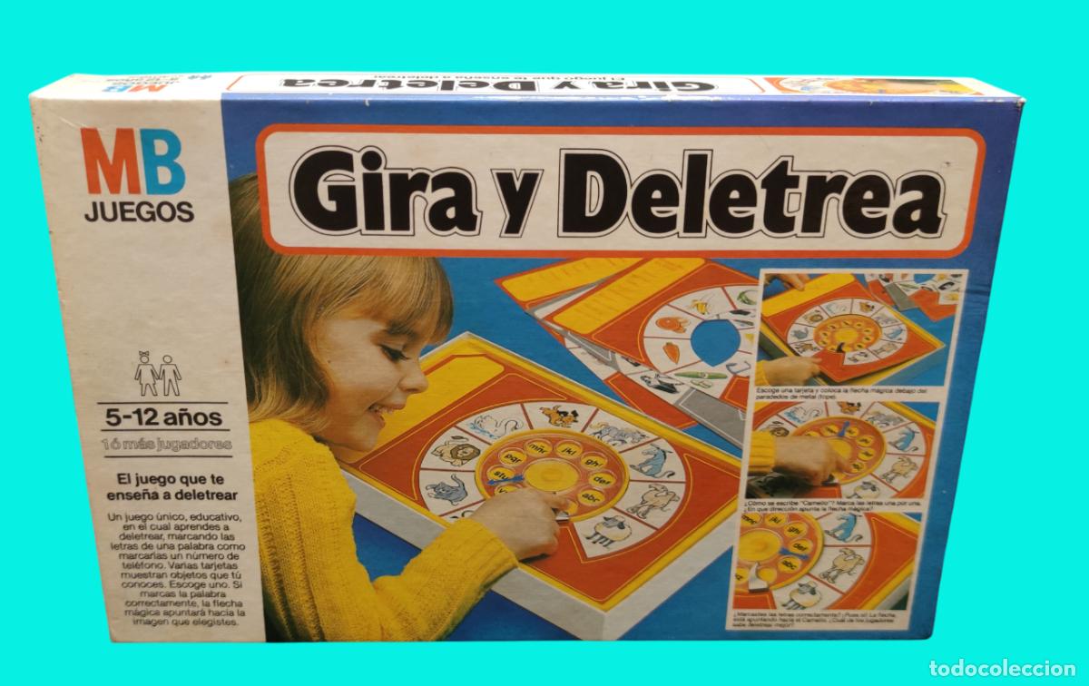 Juegos de mesa: Gira y deletrea de MB a&ntilde;o 1983 - Foto 1