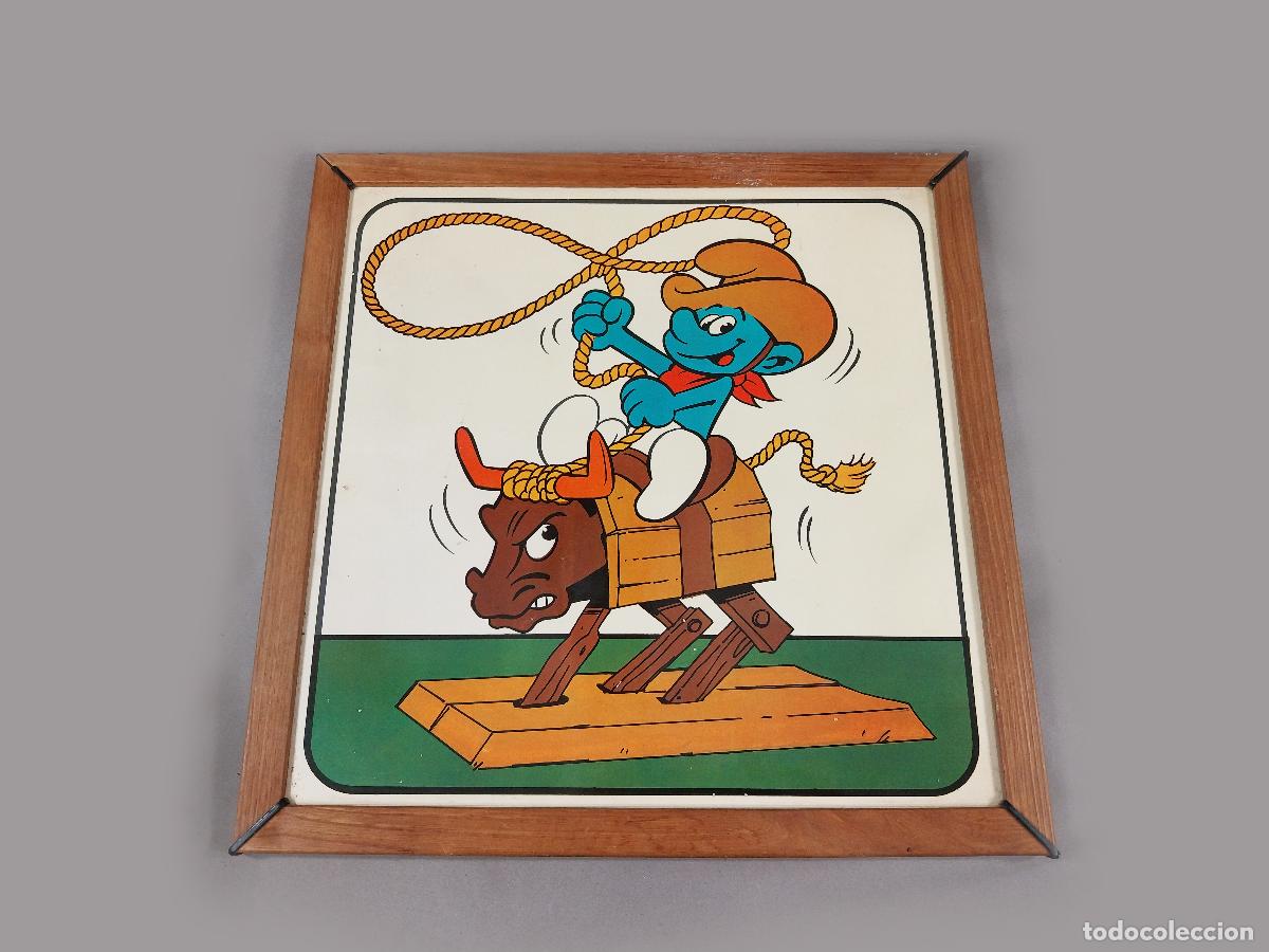 Juegos de mesa: TABLERO DEL PARCH&Iacute;S DE LOS PITUFOS. EPOCH 1983 - Foto 1