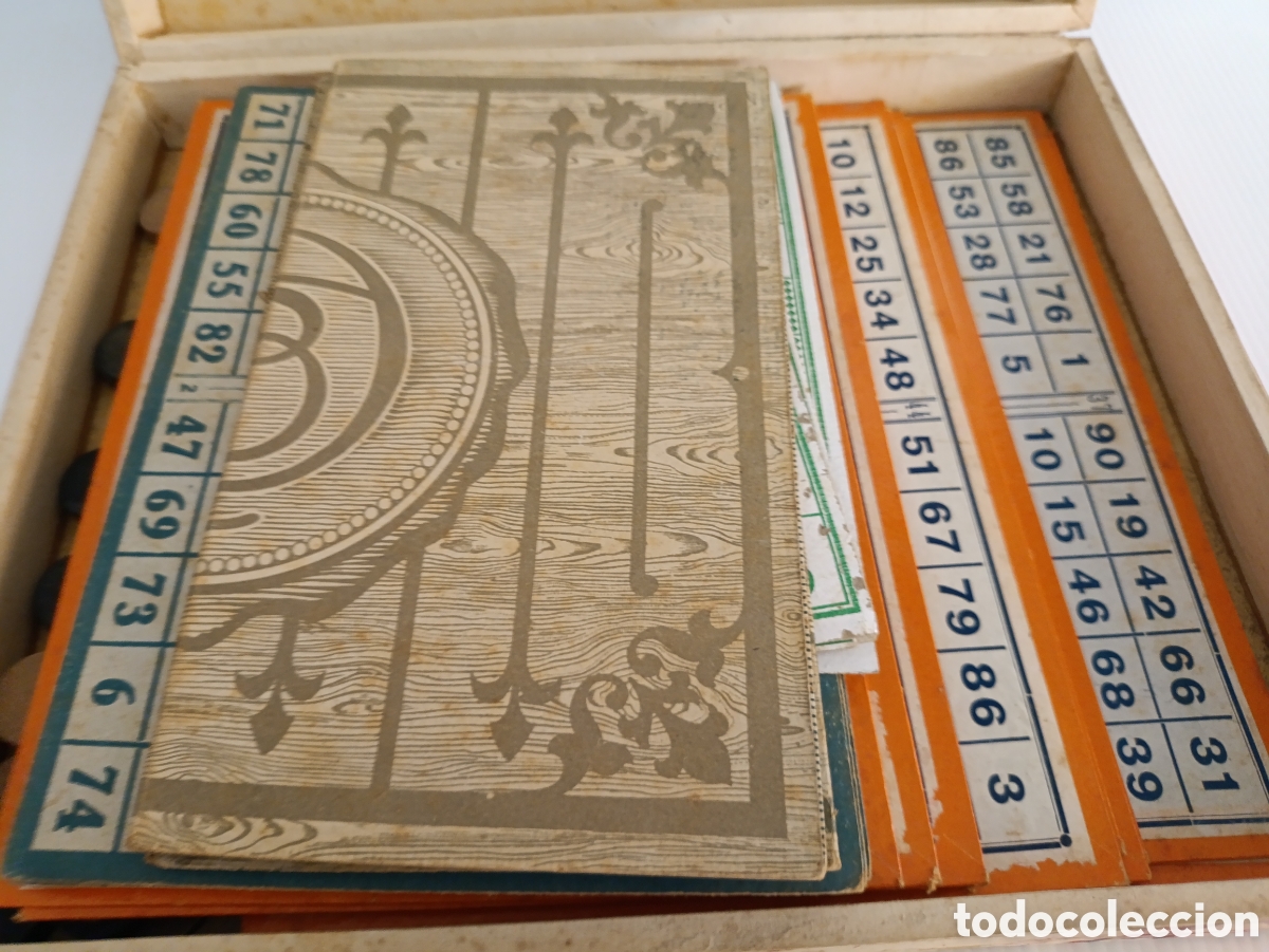 Juegos de mesa: Antiguo juego del Lotto - Foto 2