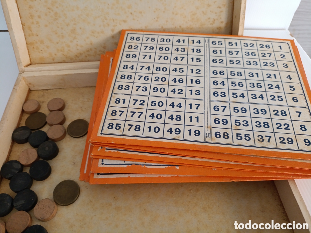 Juegos de mesa: Antiguo juego del Lotto - Foto 3