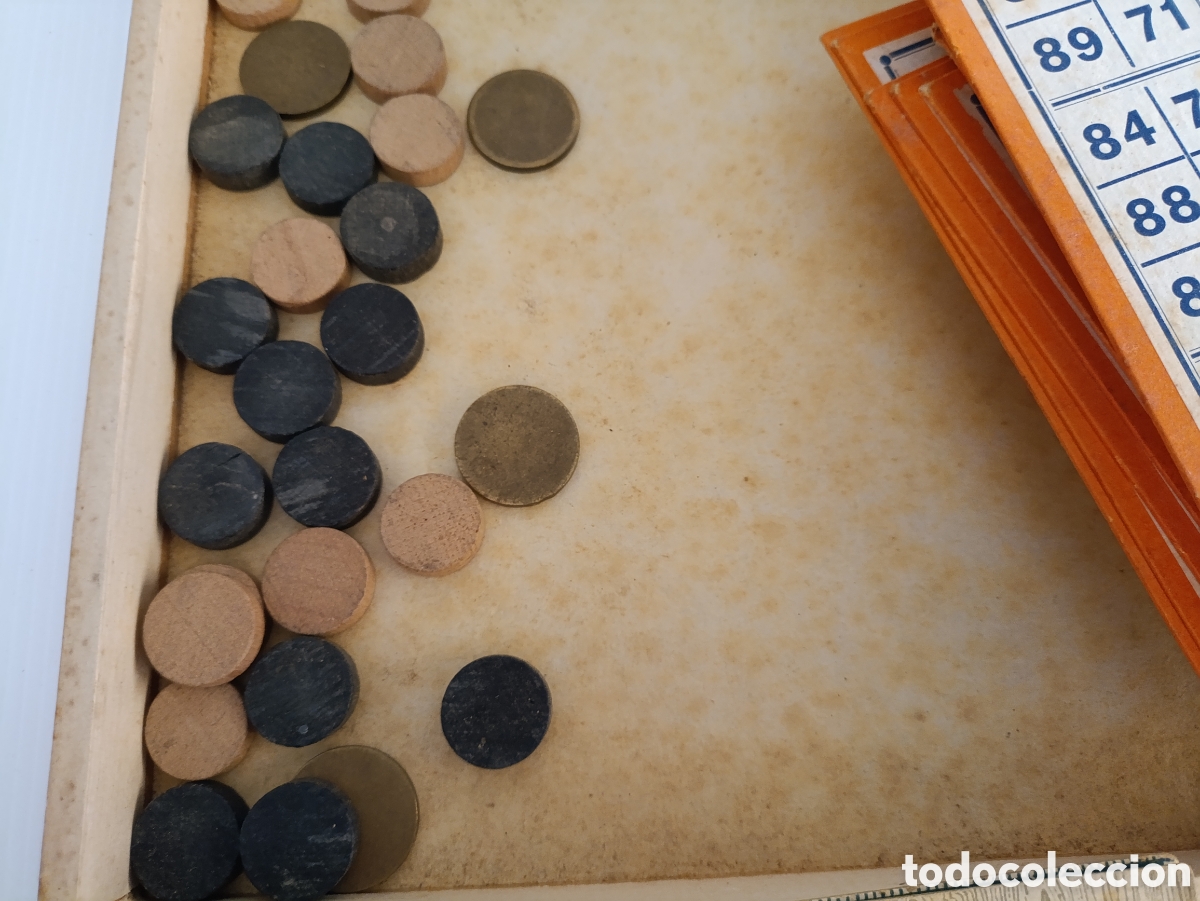 Juegos de mesa: Antiguo juego del Lotto - Foto 4
