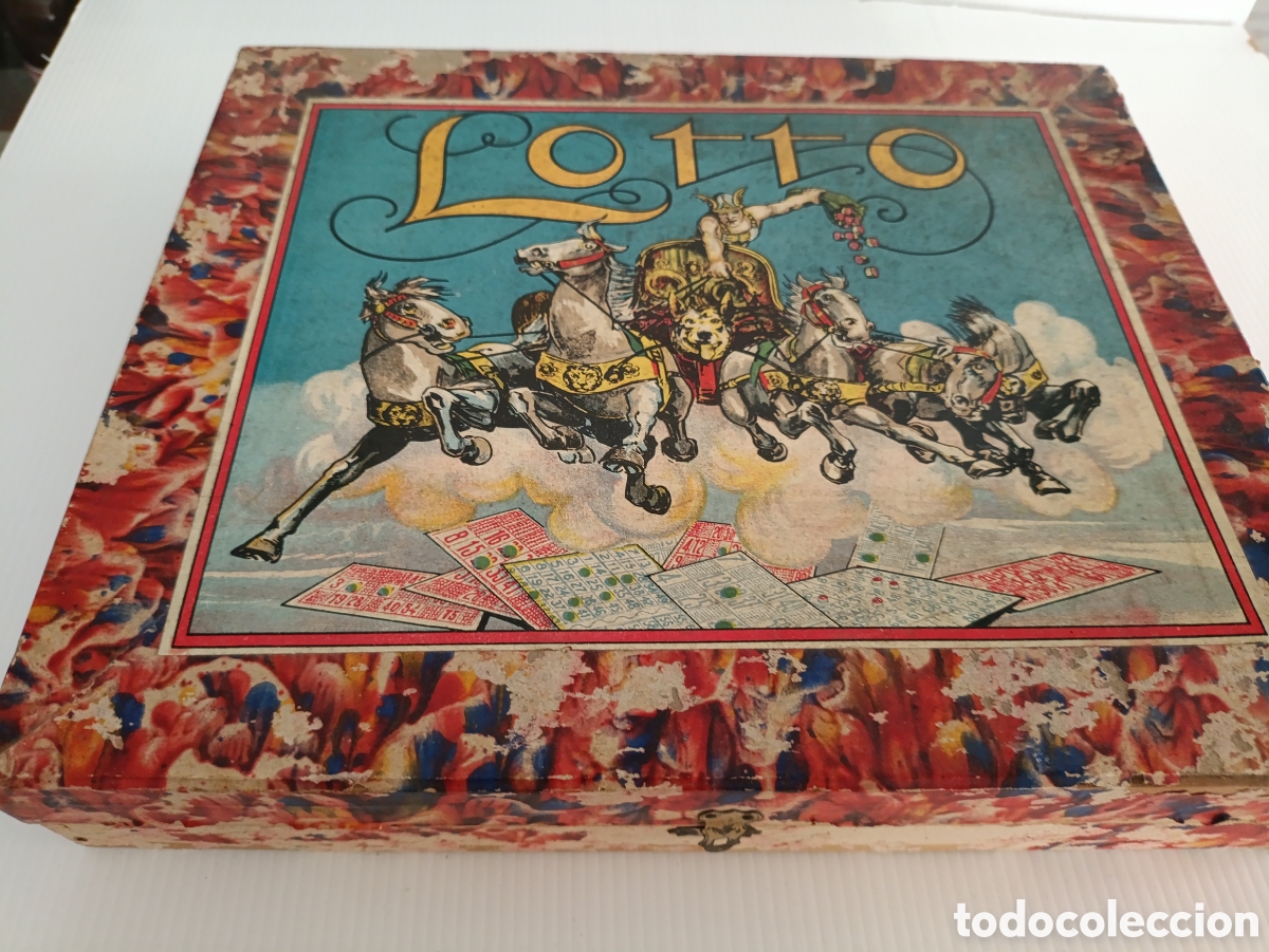 Juegos de mesa: Antiguo juego del Lotto - Foto 8