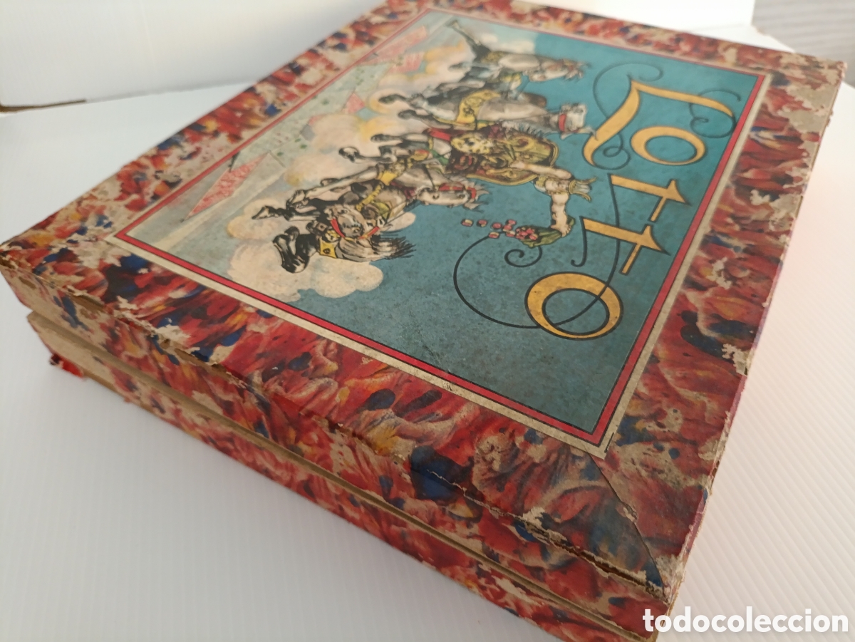 Juegos de mesa: Antiguo juego del Lotto - Foto 9