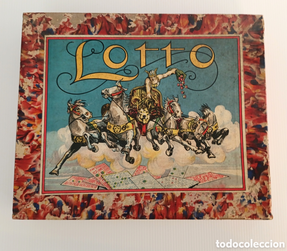Juegos de mesa: Antiguo juego del Lotto - Foto 1