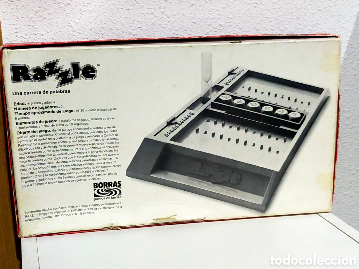 Juegos de mesa: Razzle de Borr&aacute;s, juego de mesa vintage - Foto 2