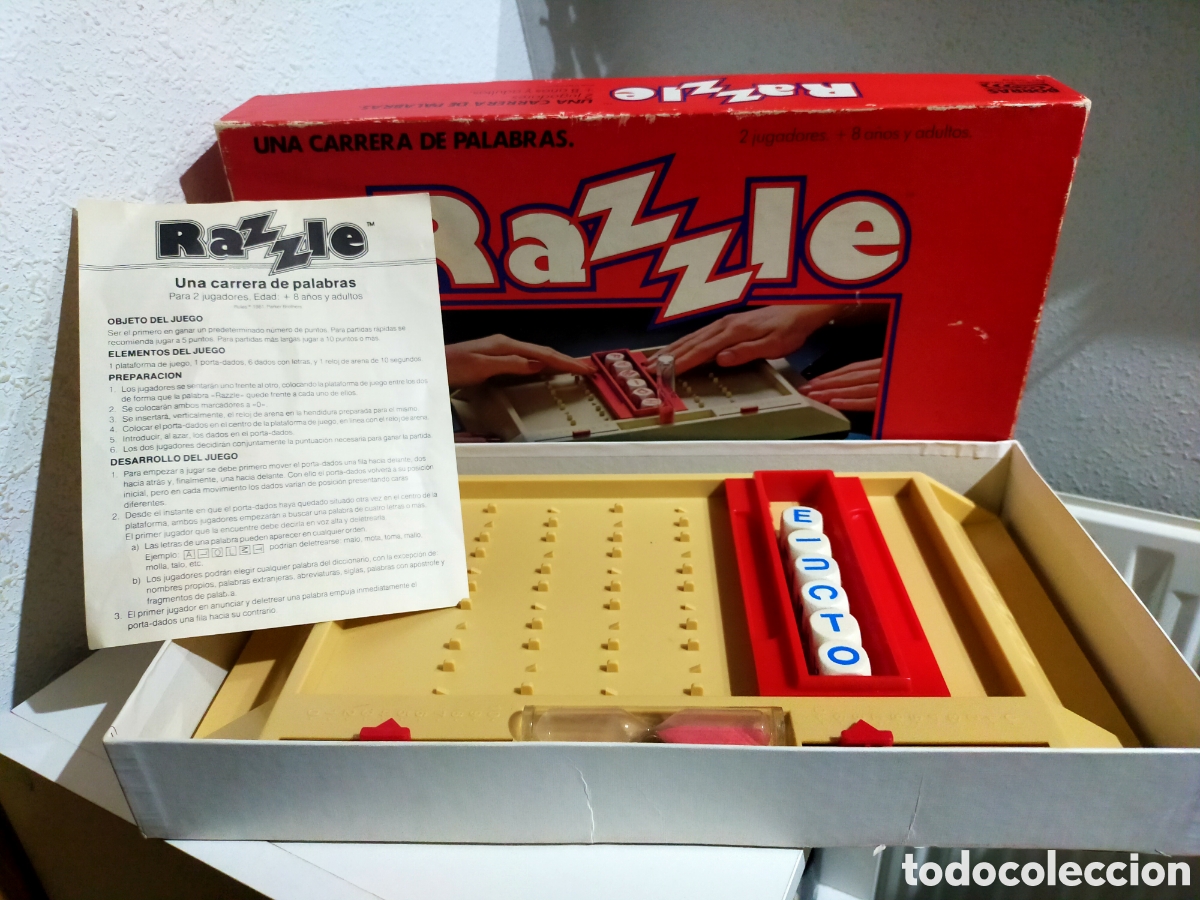 Juegos de mesa: Razzle de Borr&aacute;s, juego de mesa vintage - Foto 4