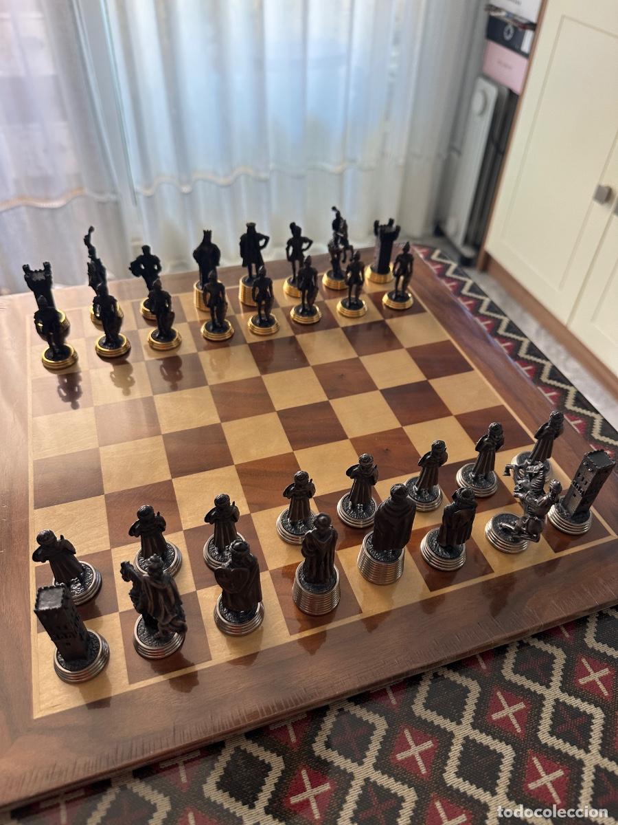 Juegos de mesa: Juego de Ajedrez - Tablero y piezas. - Foto 3