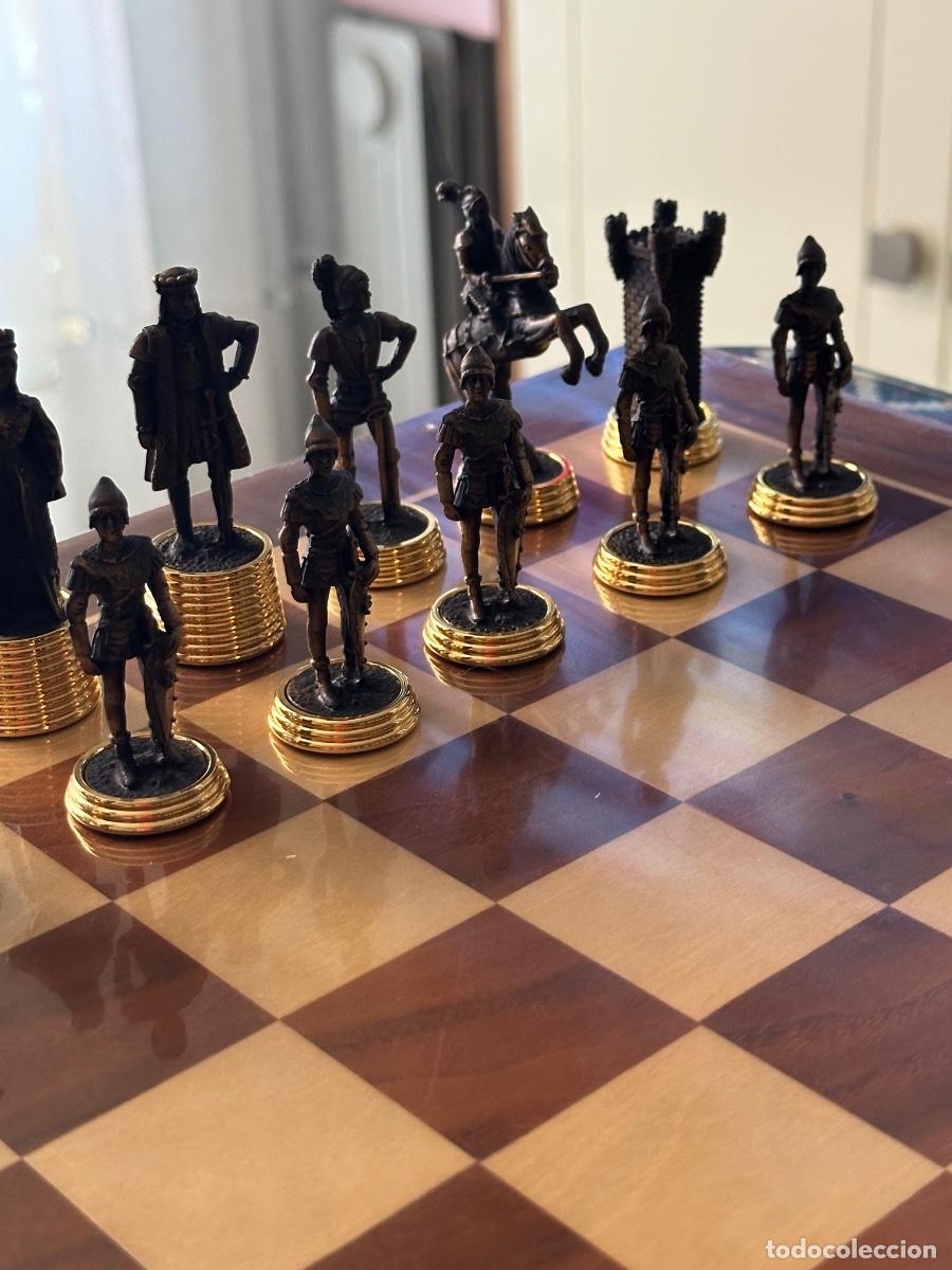 Juegos de mesa: Juego de Ajedrez - Tablero y piezas. - Foto 4