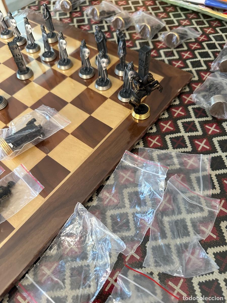 Juegos de mesa: Juego de Ajedrez - Tablero y piezas. - Foto 11