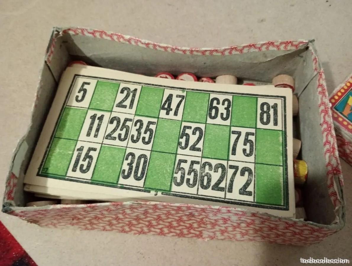 Juegos de mesa: Antiguo bingo de madera - Foto 3