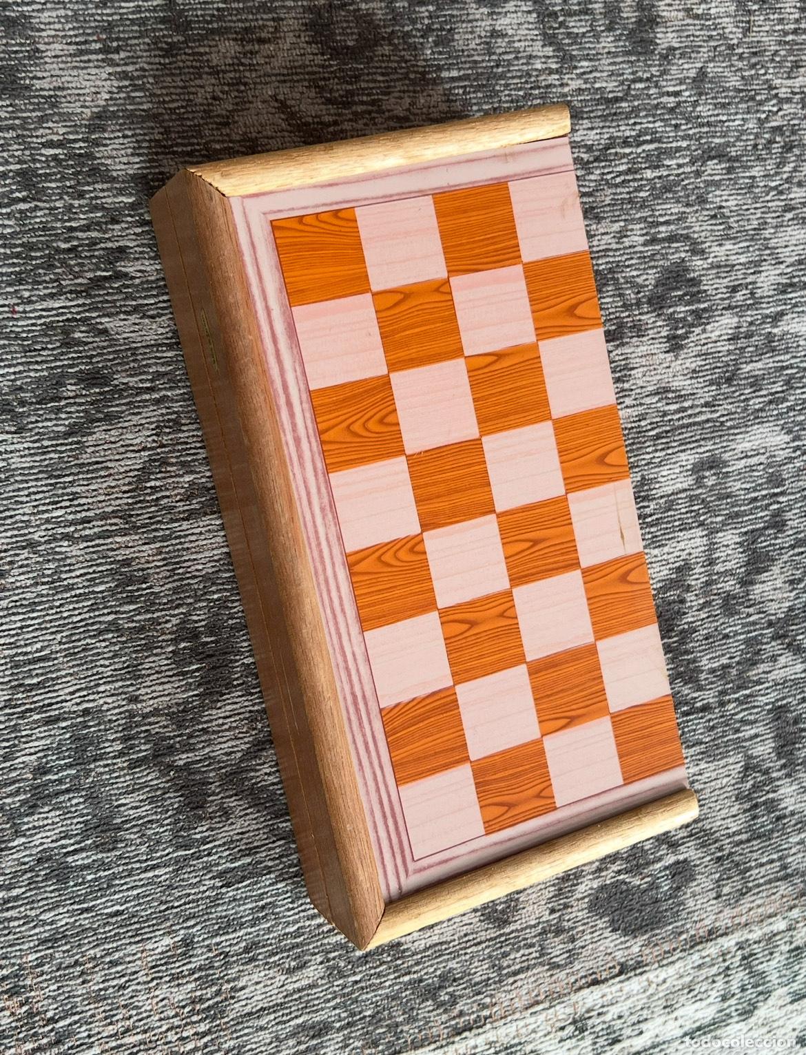 Juegos de mesa: MAGNETIC GAME SET - BACKGAMMON CHESS - CHECKERS - AJEDREZ DAMAS MAGN&Eacute;TICO - Foto 3