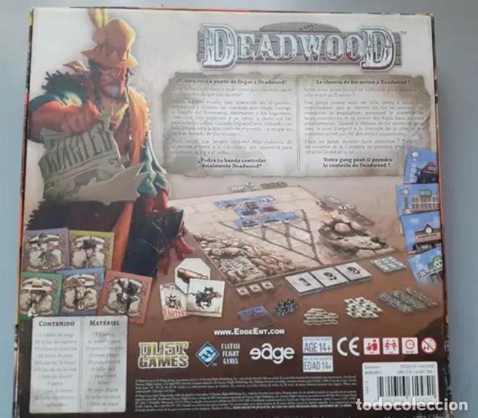 Juegos de mesa: deadwood. edicio espa&ntilde;ola de edge - Foto 3