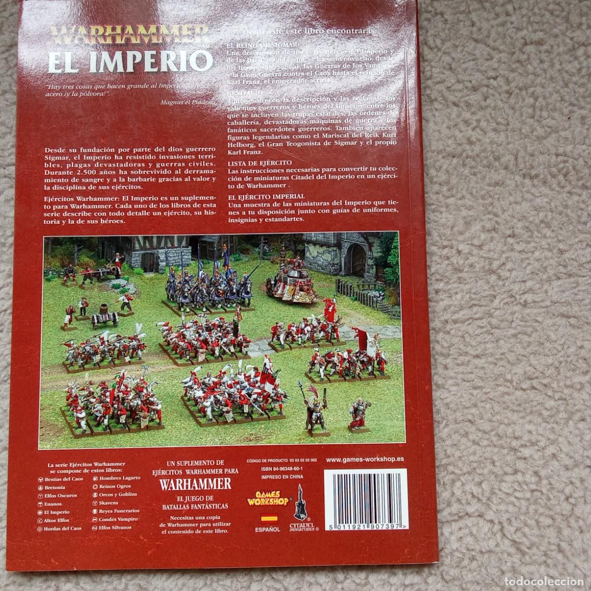 Juegos de mesa: Warhammer El Imperio Ejercitos Edici&oacute;n 2006 Games Workshop 98 paginas - Foto 2