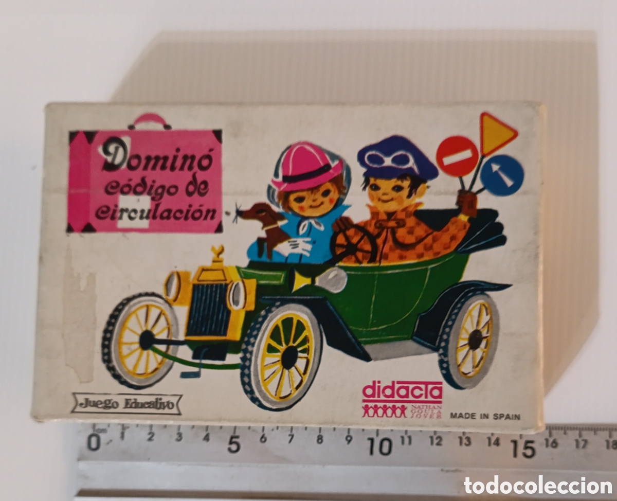 Juegos de mesa: Domino C&oacute;digo de Circulaci&oacute;n (1975) - Foto 3