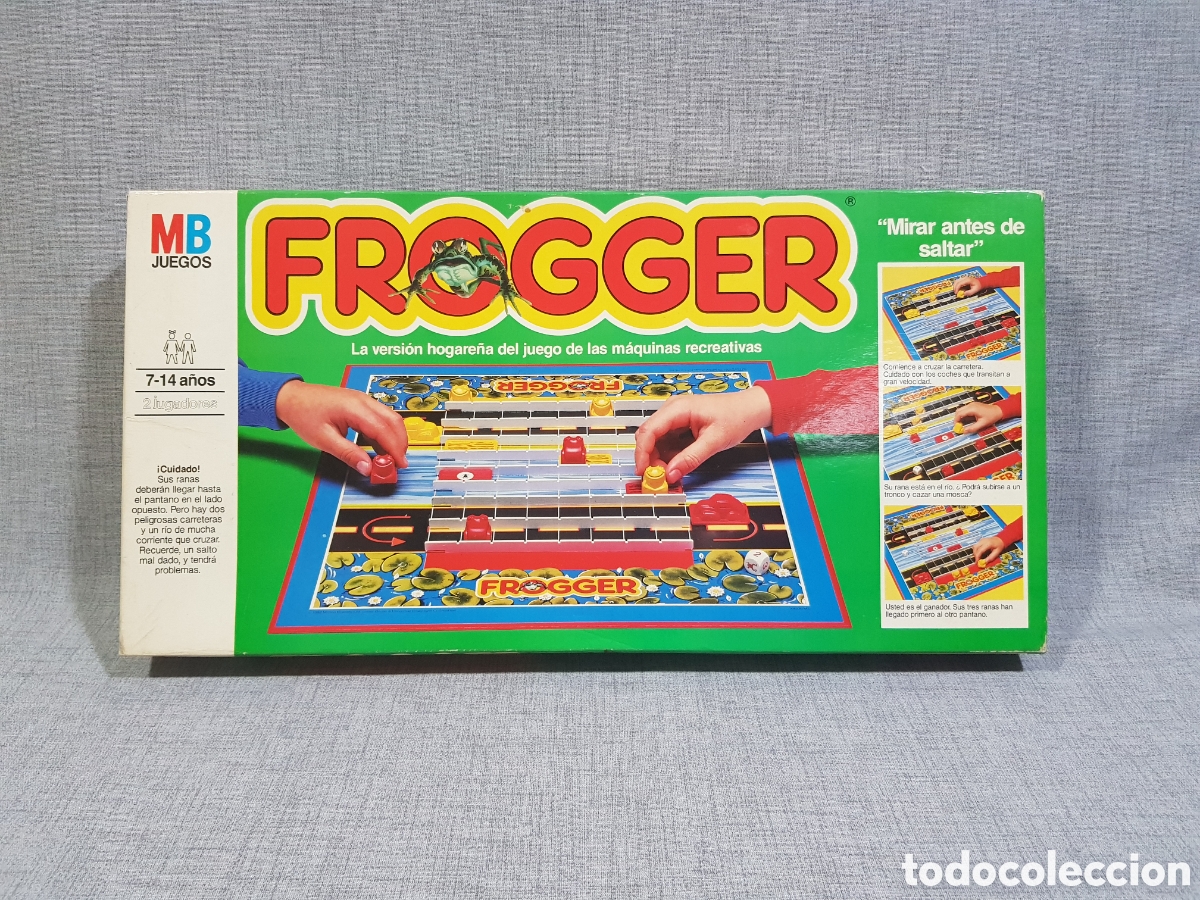 Juegos de mesa: FROGGER, MIRAR ANTES DE SALTAR. MB JUEGOS. - Foto 1