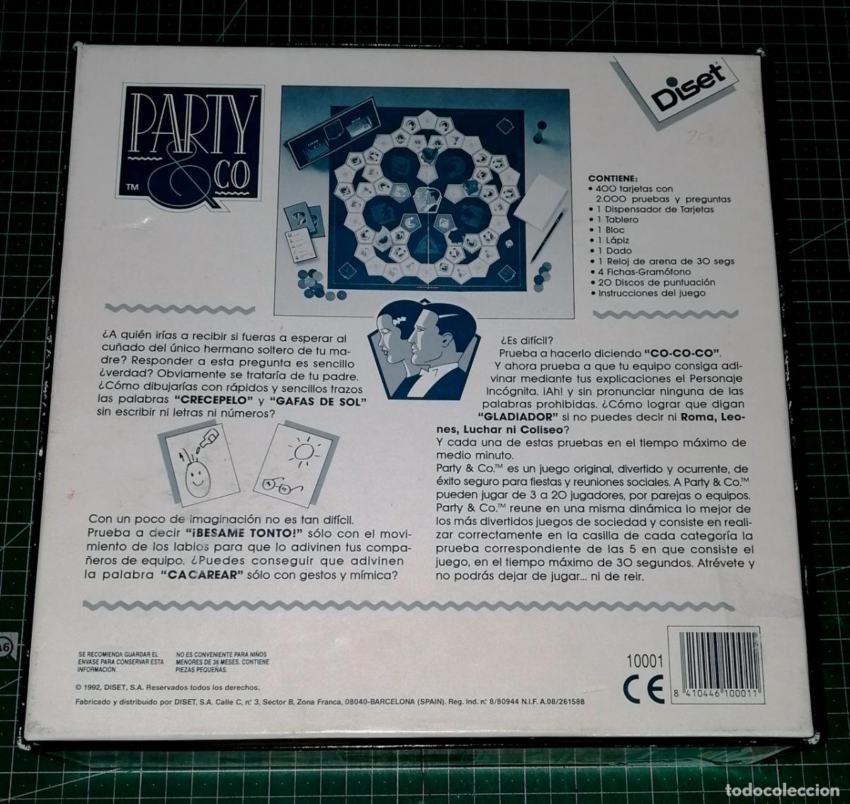 Juegos de mesa: PARTY & CO. - Diset, 1992 - Foto 8