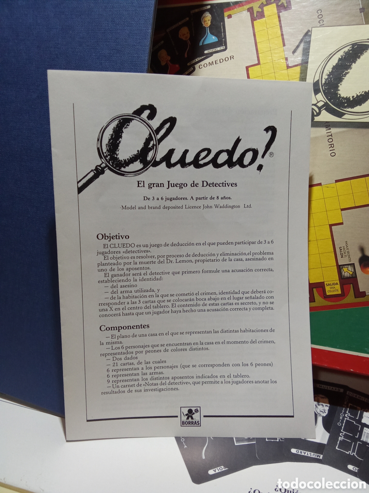 Juegos de mesa: CLUEDO DE BORR&Aacute;S EN CAJA - Foto 4